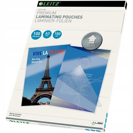Folia do laminowania A3 100mic. iLAM UDT LEITZ