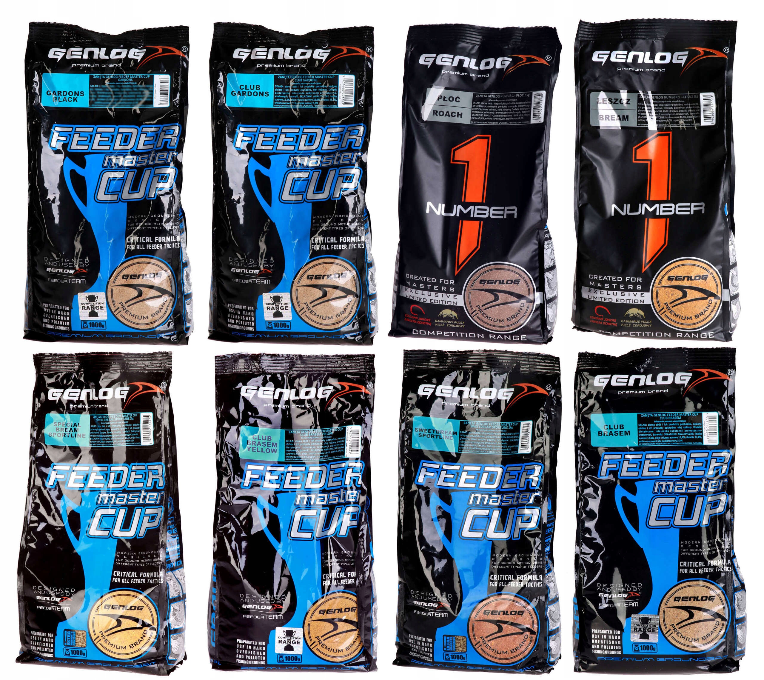 Zestaw zanęt Genlog Zawody 8 Sztuk