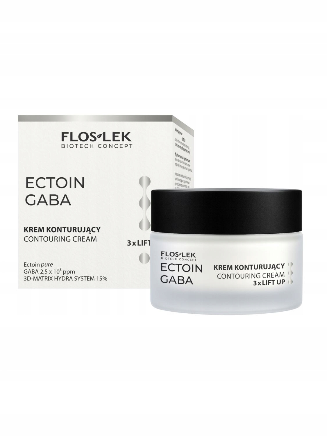 Floslek Ectoin Gaba konturovací krém na obličej 3xLift up 50 ml