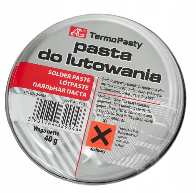 

Pasta lutownicza Ag TermoPasty 40 g