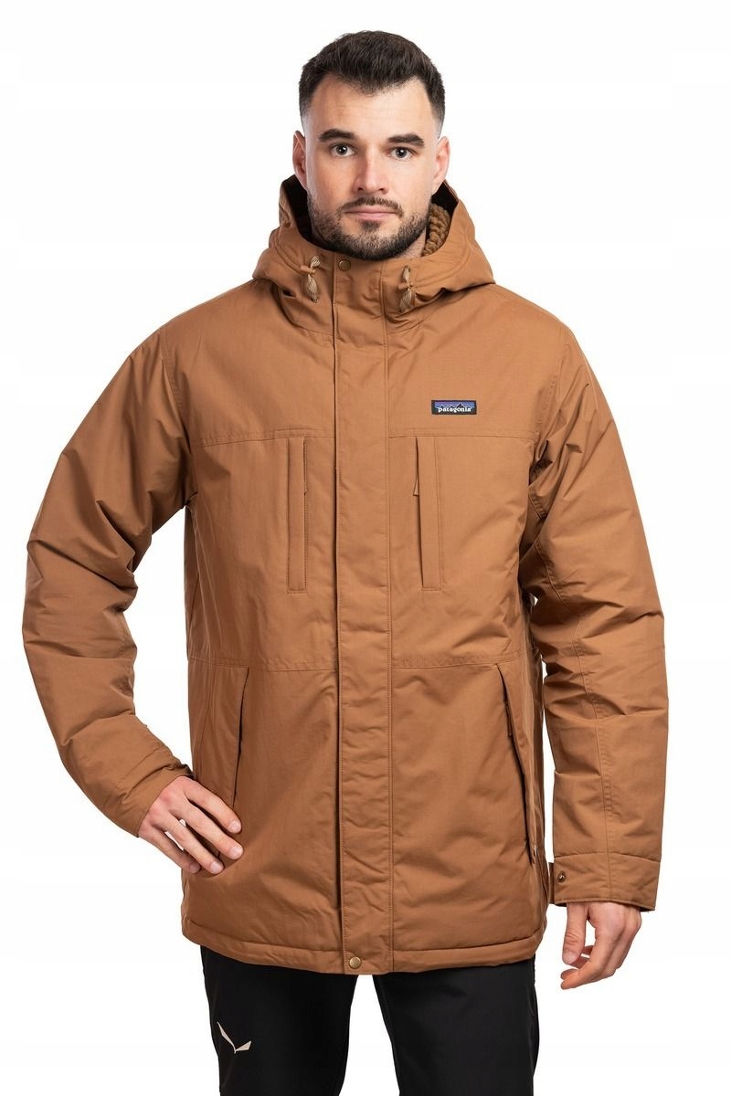 Pánská treková bunda Patagonia Isthmus Parka Deer Brown L