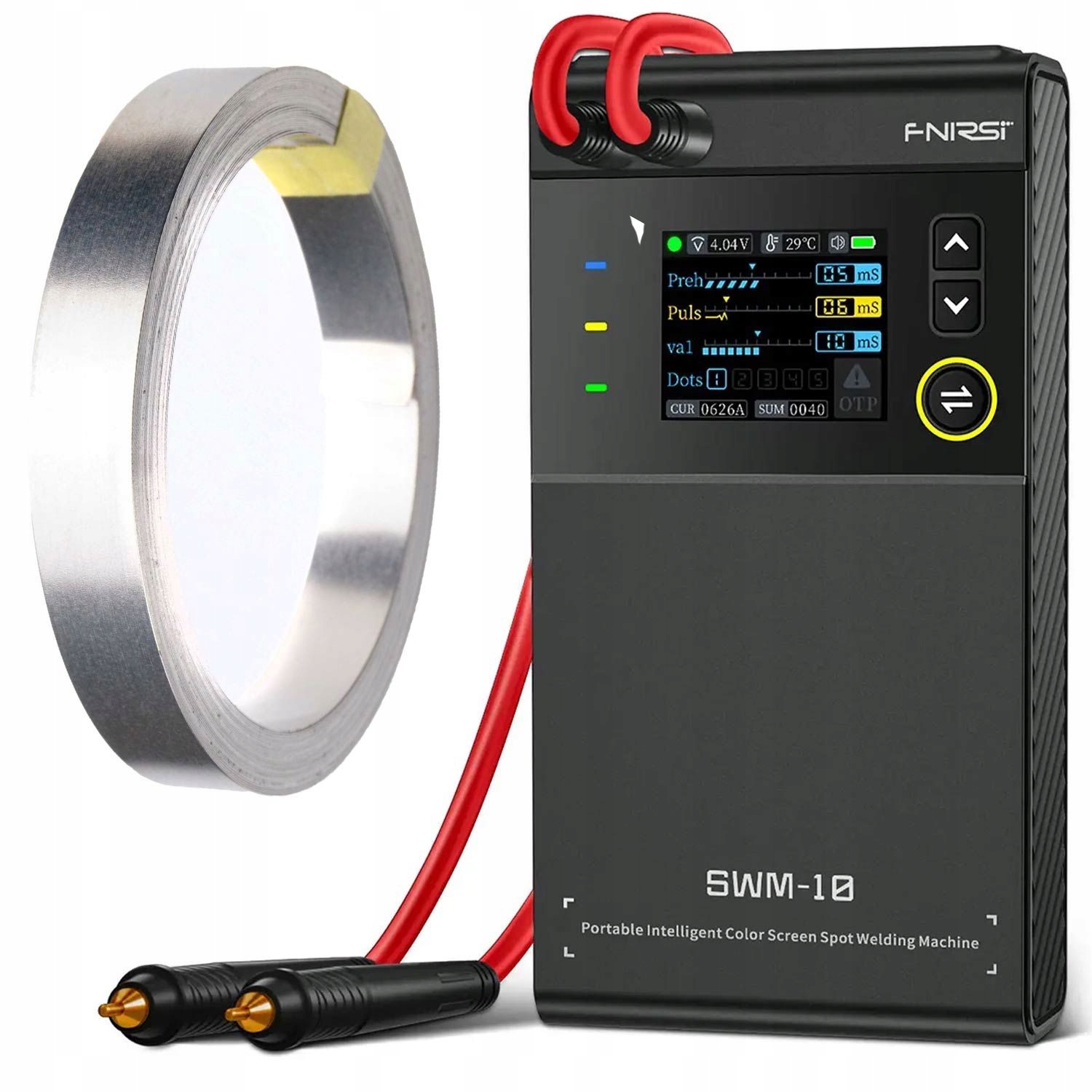 Zgrzewarka punktowa do ogniw Fnirsi SWM-10 taśma niklowana 5m