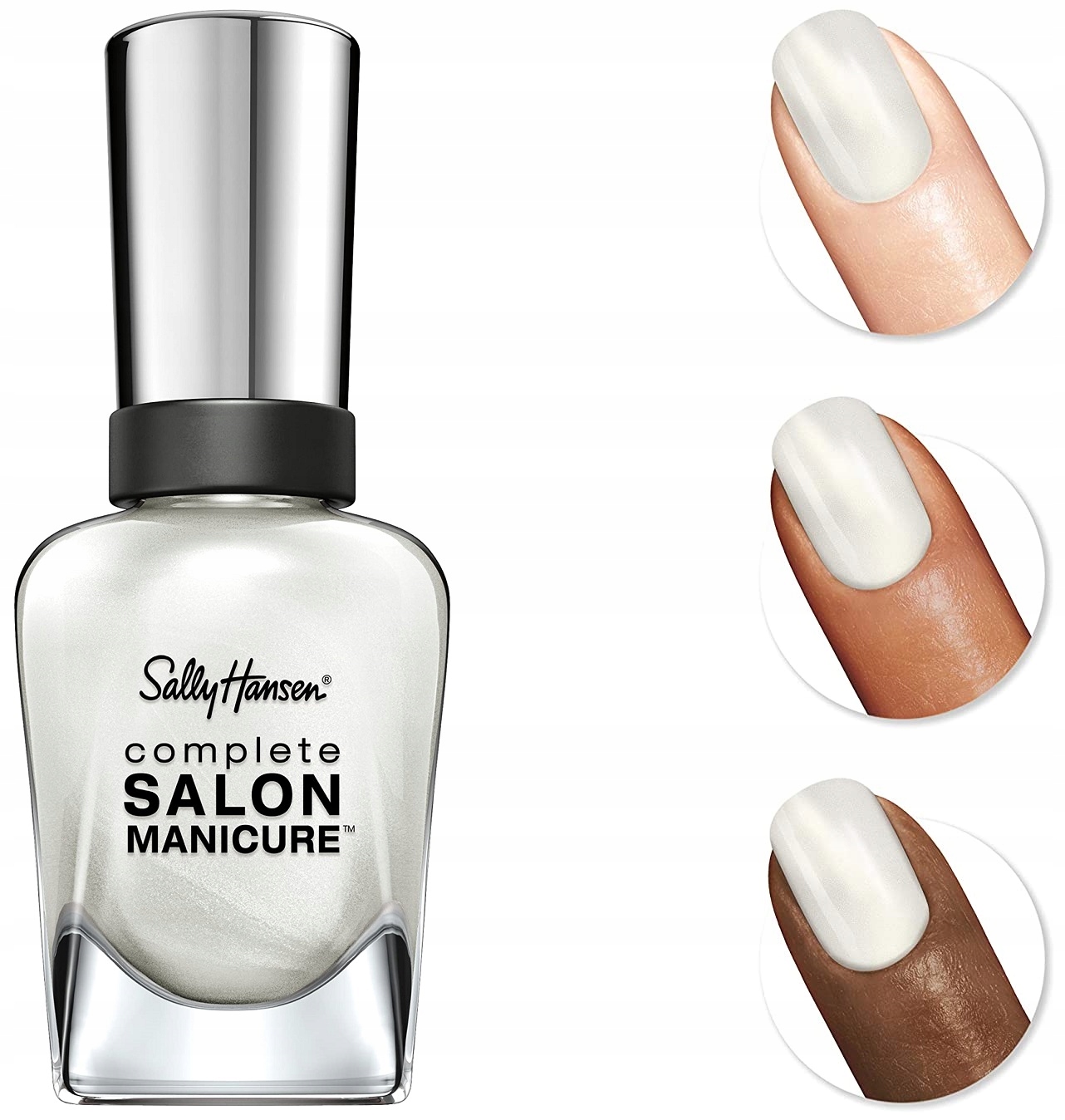 Sally Hansen Salon Complete Lakier Pearly Whites 012