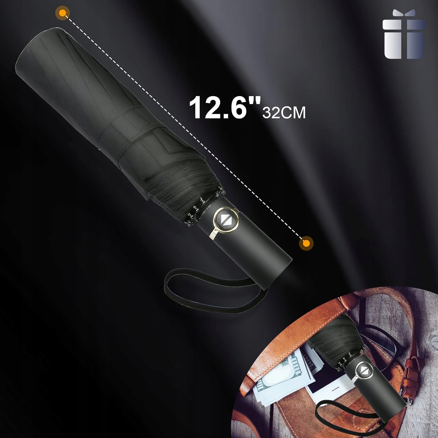 MINI PARASOLKA DAMSKA MĘŻCZYŹNI SKŁADANA AUTOMATYCZNA PARASOL NA PREZENT Płeć uniseks