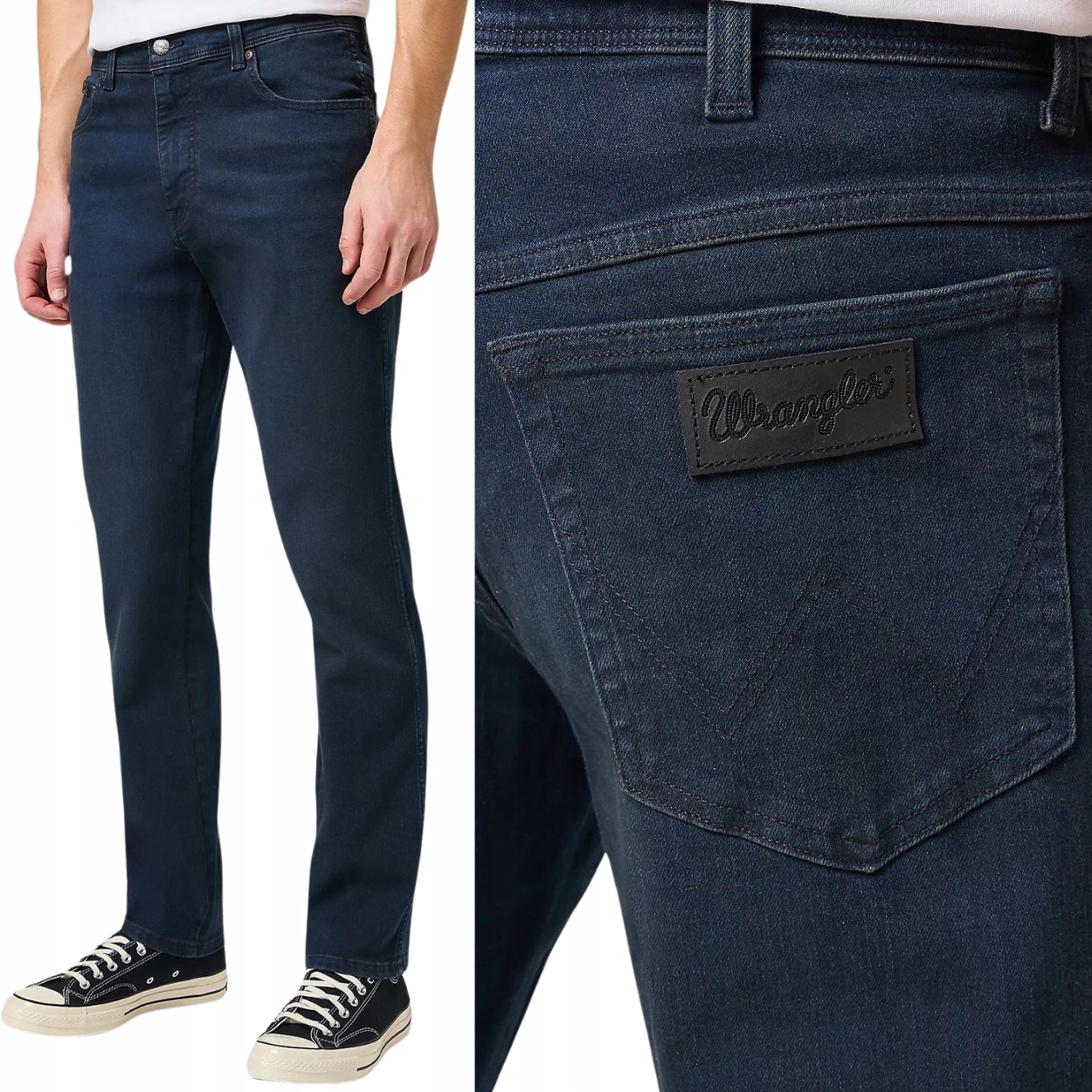 Wrangler Texas Slim Bruised River lehce přiléhavé džínové kalhoty W42 L36