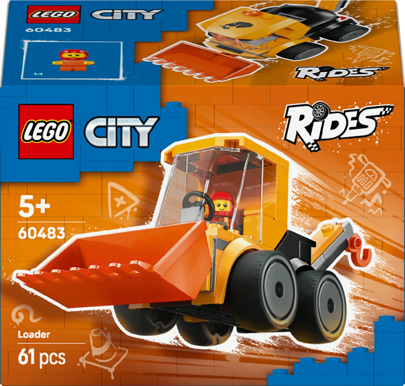 Lego City Pojazdy Ładowarka kołowa 60483
