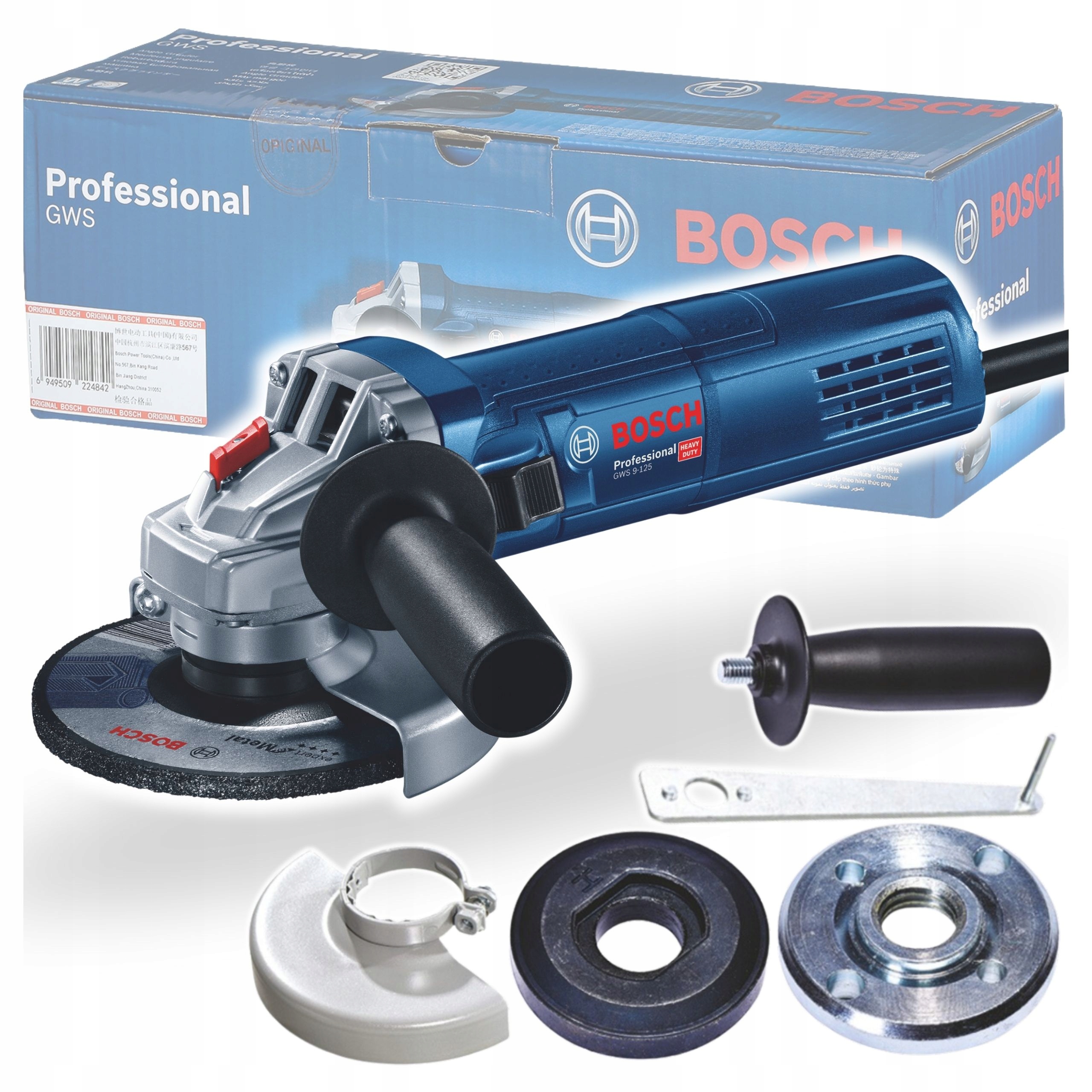 Bosch Professional Gws 9-125 Szlifierka kątowa 900W 125mm 0601396007