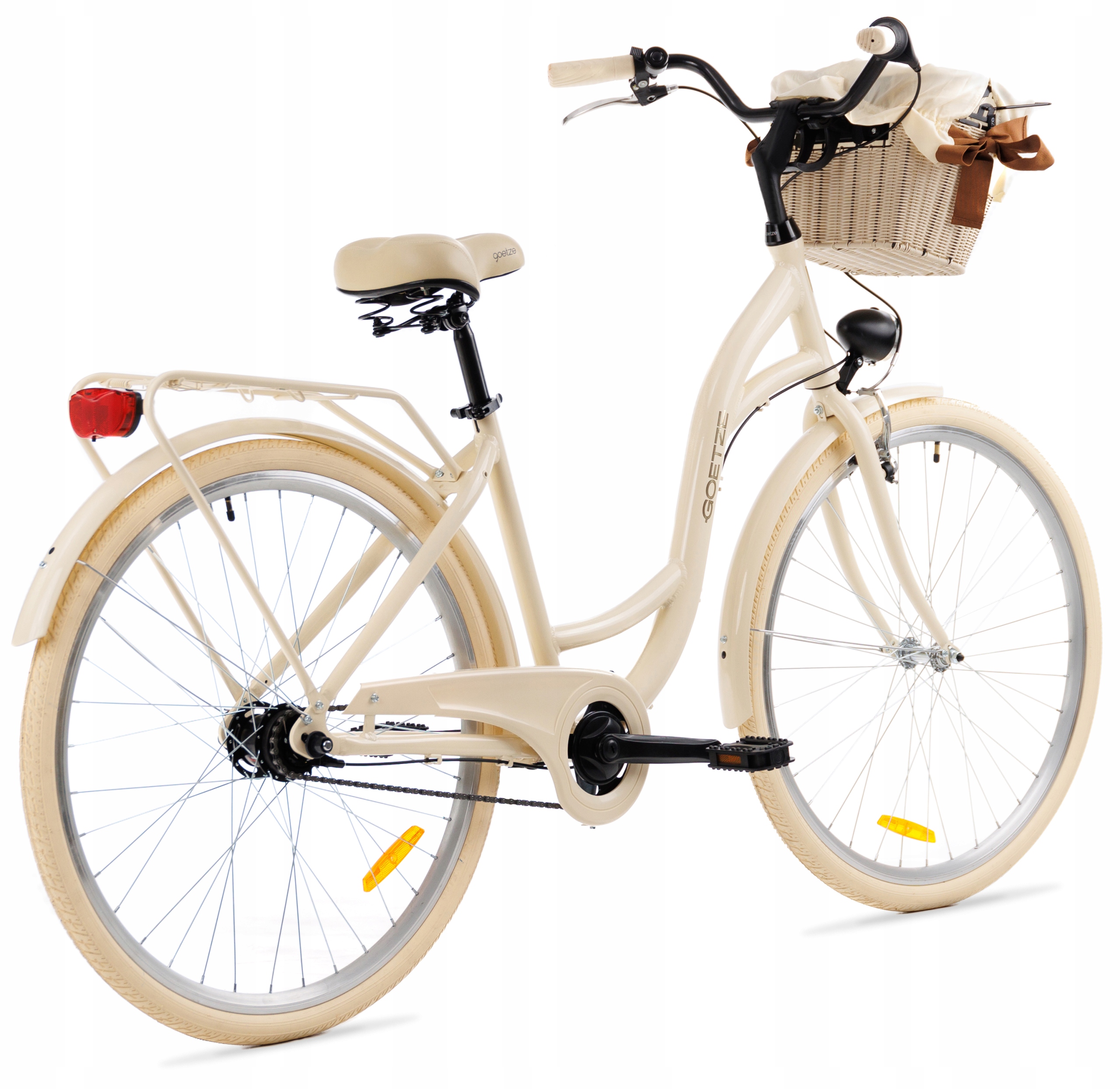 Rower miejski GOETZE 28 ALU Nexus 7s+kosz LEKKA DAMKA Marka Goetze