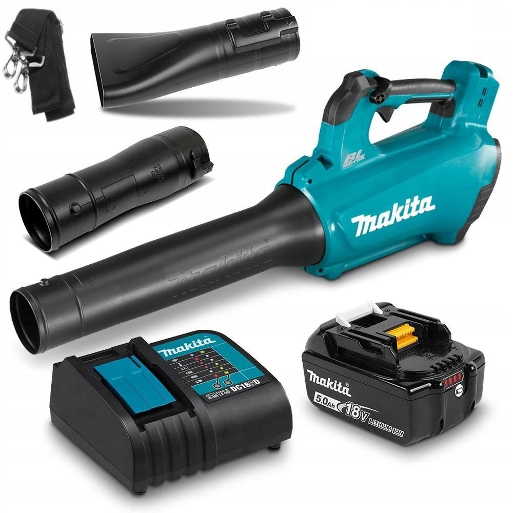 Akumulátorový fúkač Makita Dub184RT na lístie na batérie 18V 5AH Výkonný