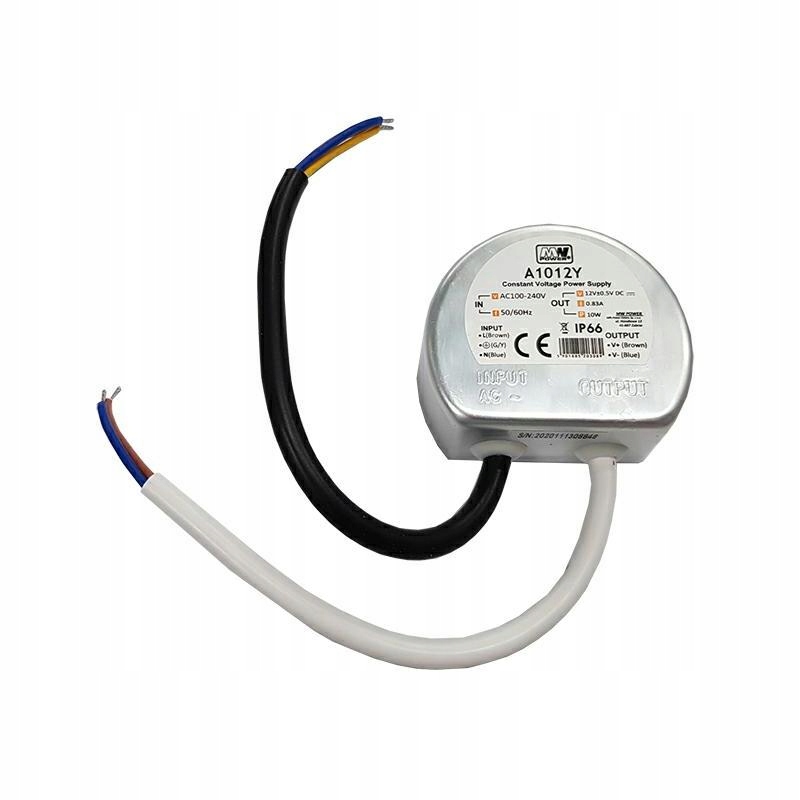 

Zasilacz 12V DC 10W montaż w puszce fi60 do led
