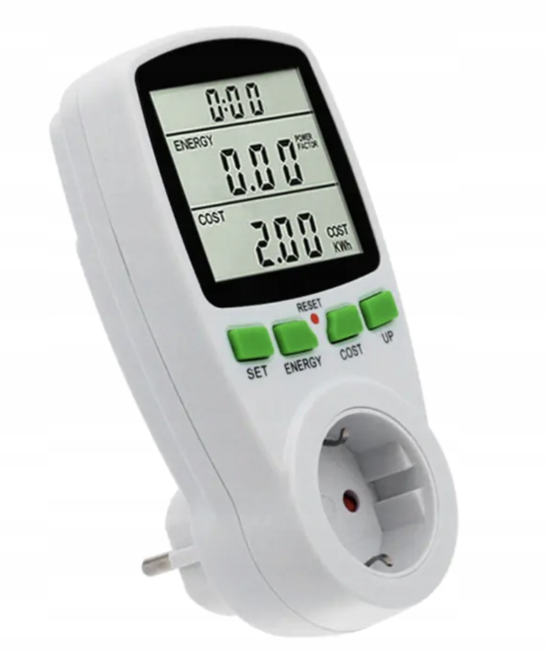 WATOMIERZ LICZNIK POBORU PRĄDU ENERGII ZUŻYCIA ENERGII MIERNIK AMPEROMIERZ Marka MFC