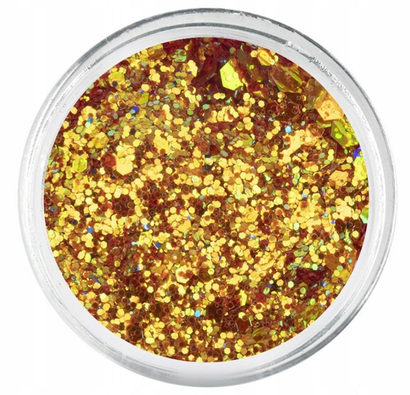 

Pyłek Do Paznokci Glitter Bomb Effect Złoty 01
