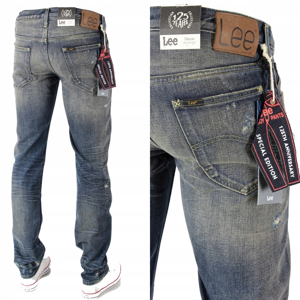 

Lee Daren Regular Slim Spodnie Jeansy - W30 L32