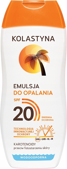 KOLASTYNA OPALANIE EMULSJA DO OPALANIA SPF20 200ML