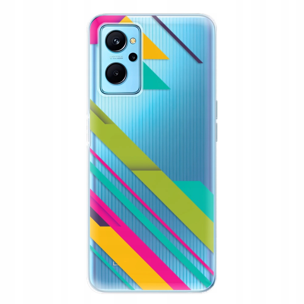 Silikonowe etui iSaprio Color Stripes 03 do Realme 9i