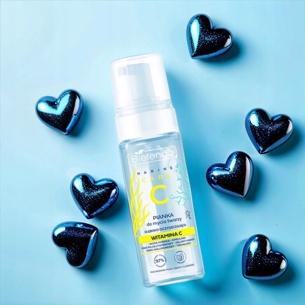 BIELENDA C MARINE CARE PIANKA DO MYCIA TWARZY OCZYSZCZAJĄCA 150ML Zapach ananas