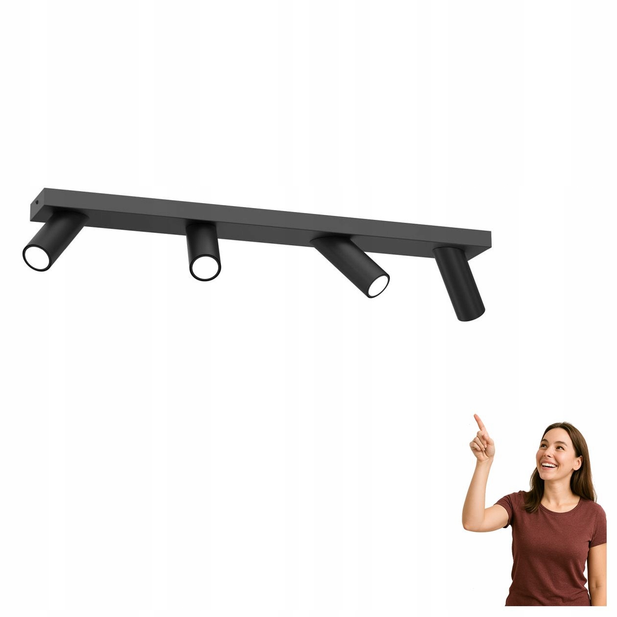 Lampa reflektor spot štvoritý na lište Tublon 1659 Luminex