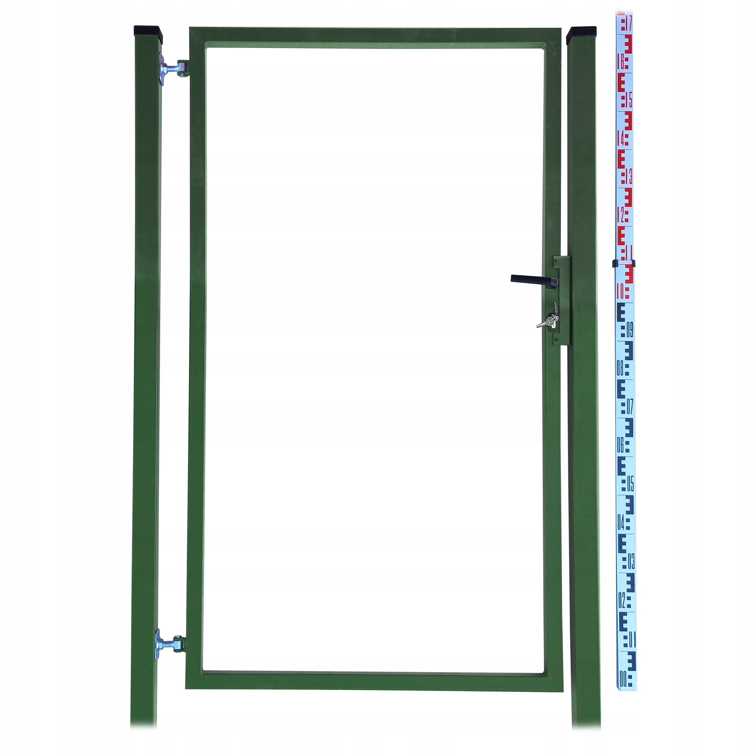 Bránka Rámeček na štafle a panely 170 cm zelené RAL6005 Sloupky štafle