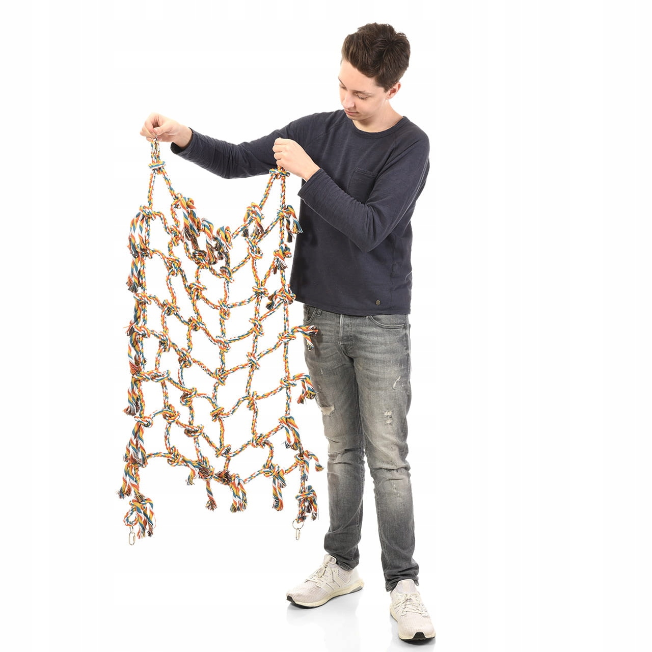 Levně Obrovská bavlněná lezecká síť pro všechny papoušky XXL