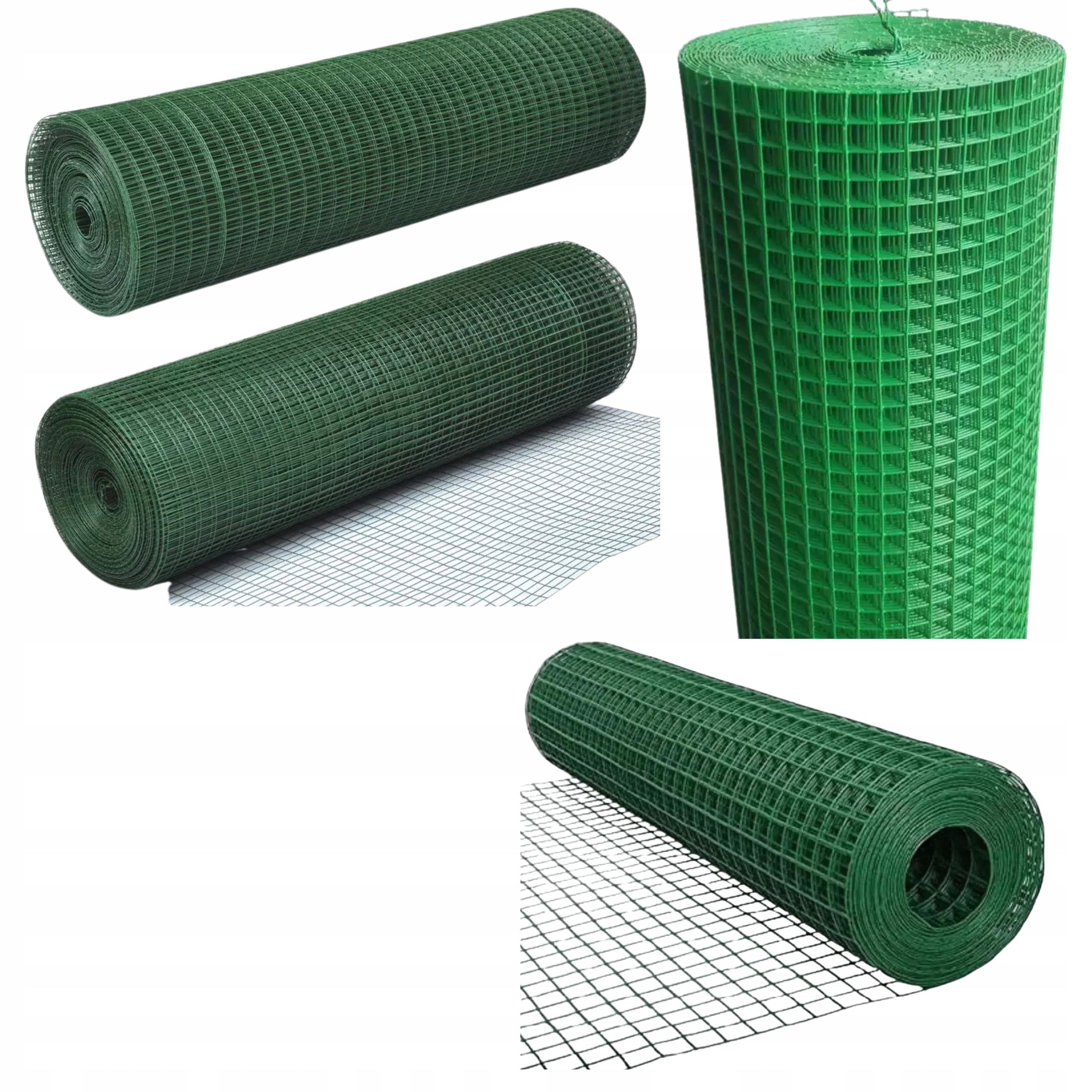 Hodowlana Siatka Woliera Ocynkowana Stal Pvc 25 Mb 13 x 13 mm