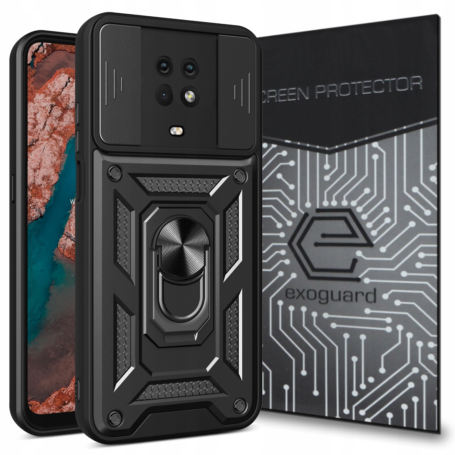 

Case Obudowa Etui Pancerne+szkło do Nokia G10 G20