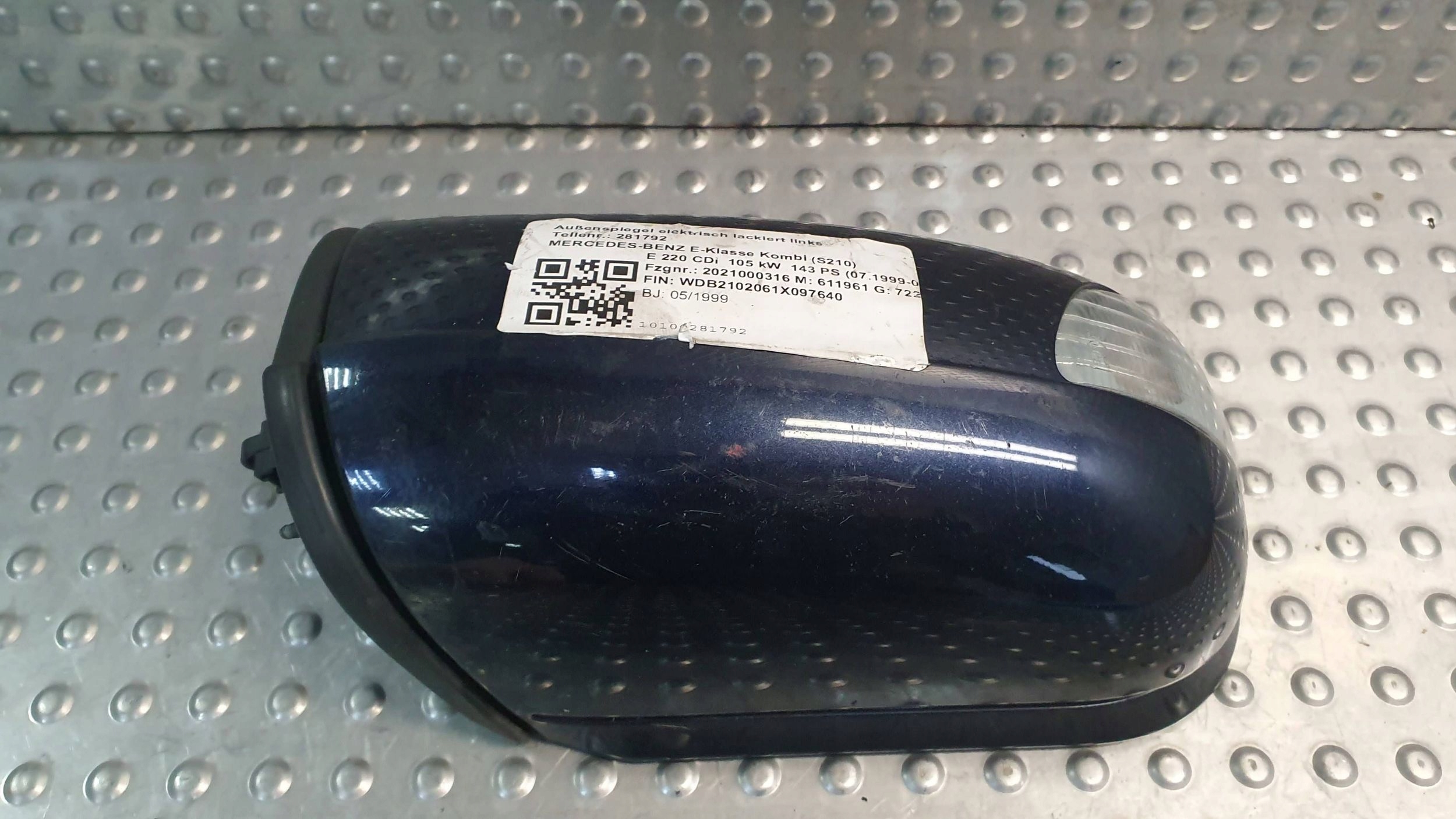 mirror left MERCEDES E-KLASA W210 7 PIN 95