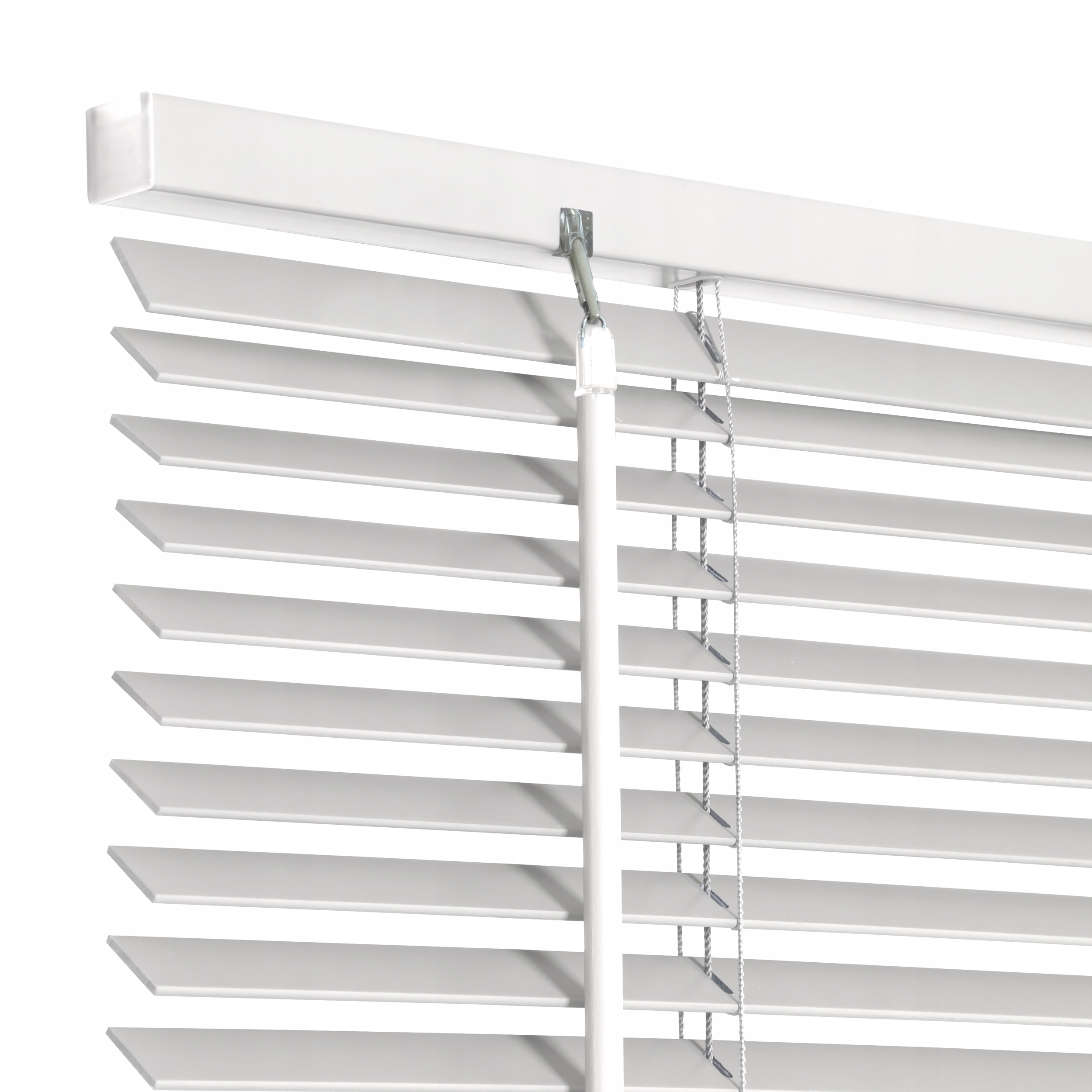 Drevené žalúzie biele na mieru 80x140 25 mm Decorandoo