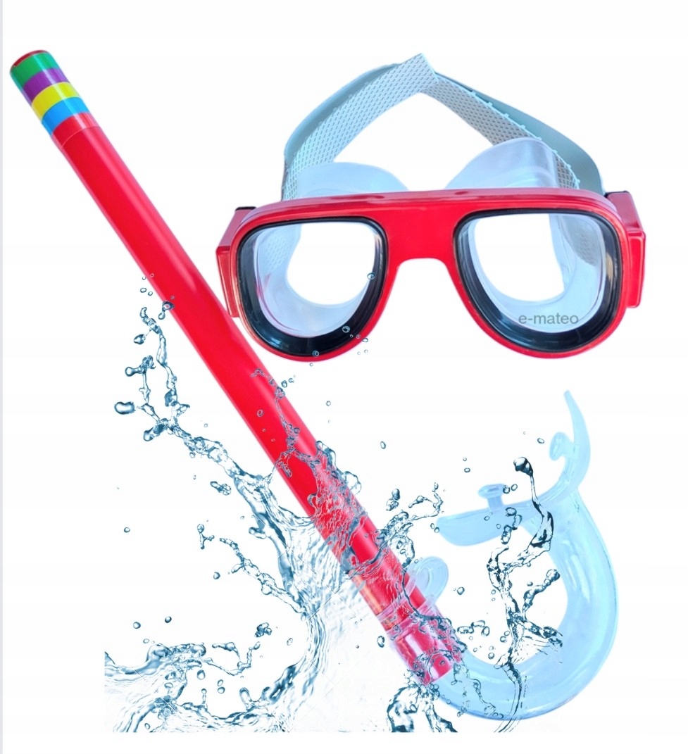 ZESTAW DO NURKOWANIA DLA DZIECI MASKA RURKA