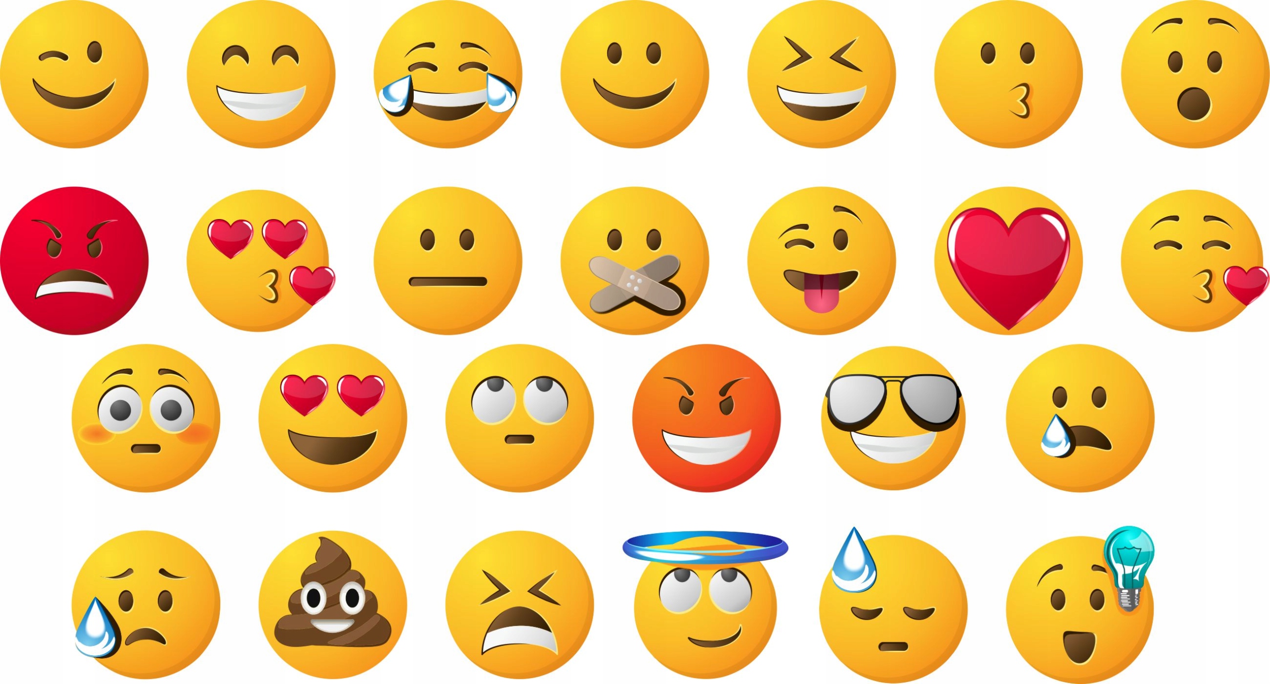 

Magnes magnesy na lodówkę emotikony emoji buźki