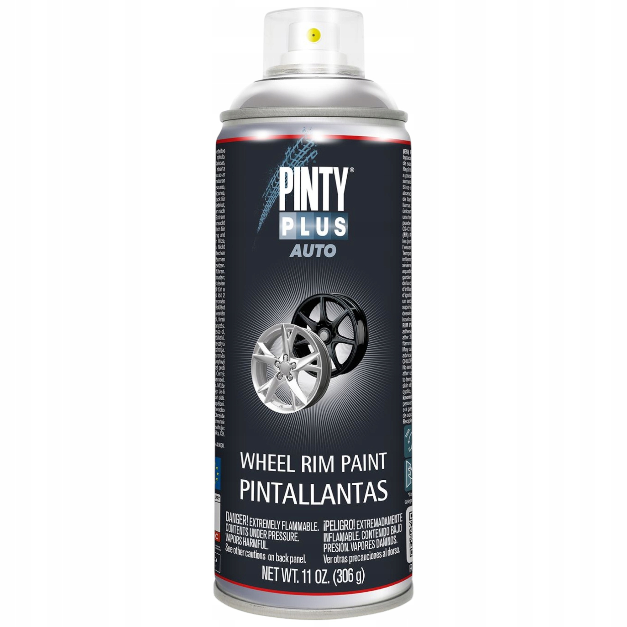 Pinty Lakier Akrylowy do Felg Aluminiowych i Stalowych Srebrny 400ML