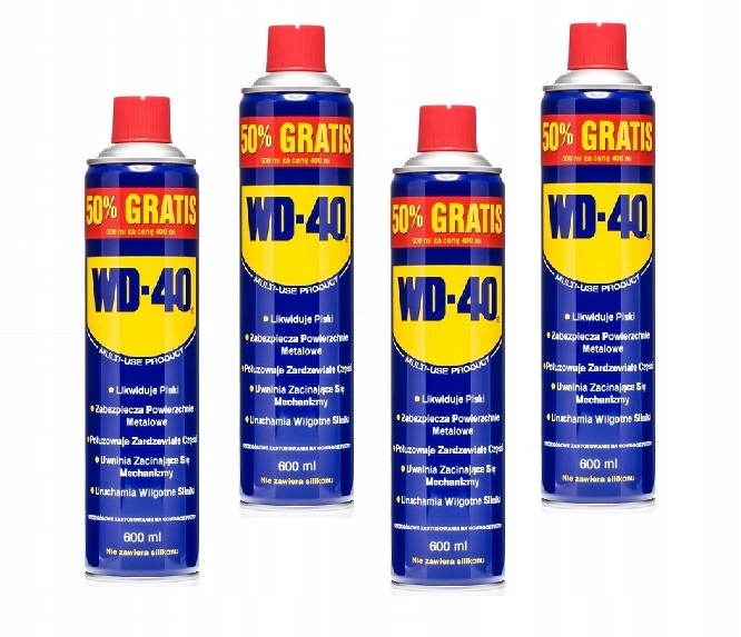 WD-40 600ML многофункциональный препарат для удаления ржавчины