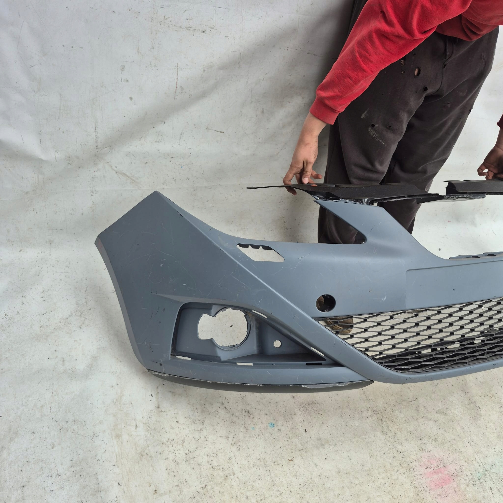 SEAT IBIZA IV 4 08-12 bumper front front washer