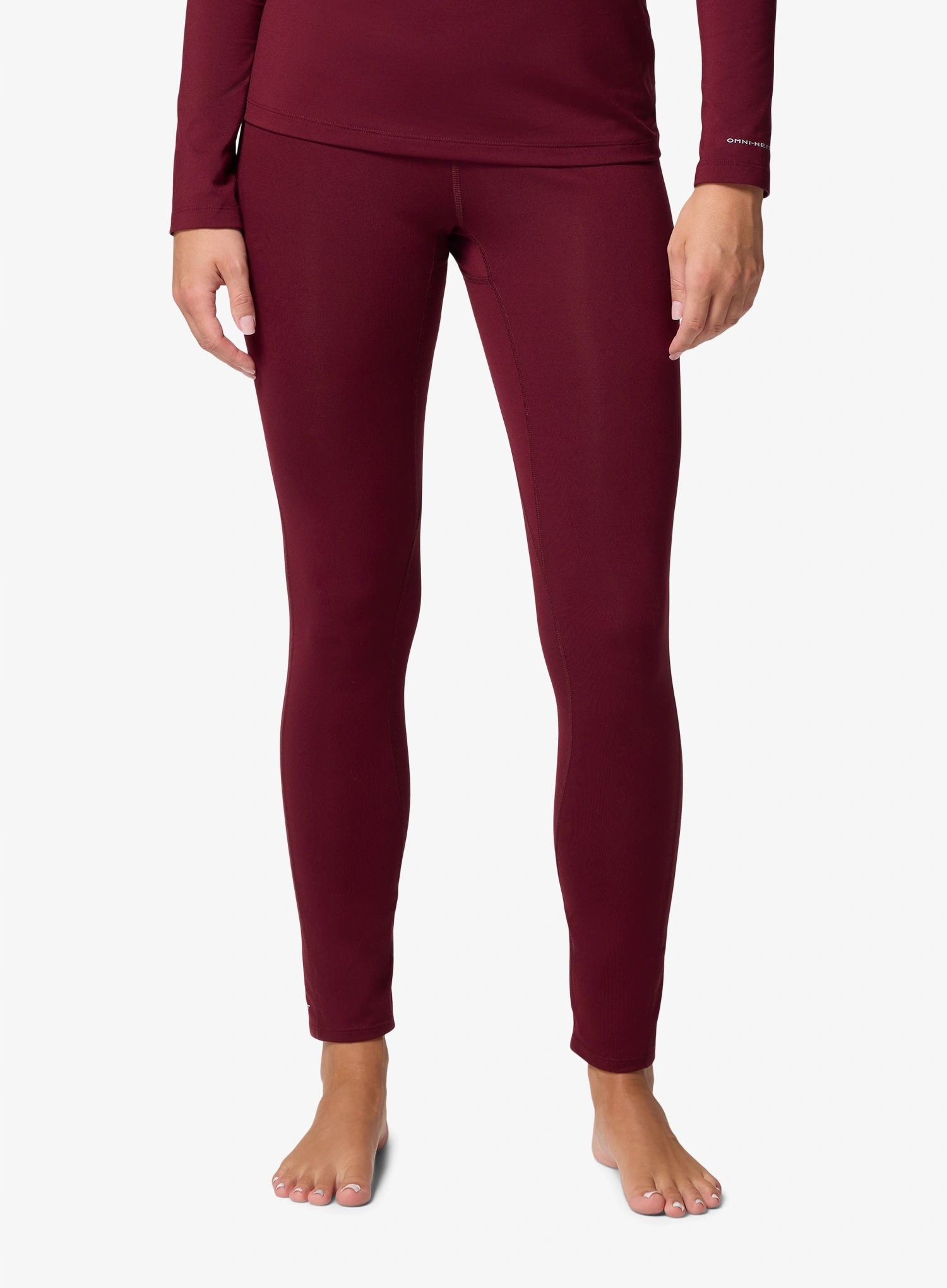 Dámské termoaktivní legíny Columbia Midweight Stretch Tight rich wine