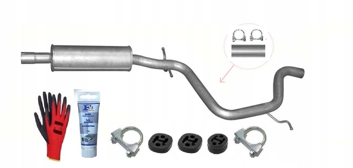 Škoda Octavia II 1.9 TDi 77kW (od Roku 2004) Hatchback Kombi Tlumič Tlumič bonus