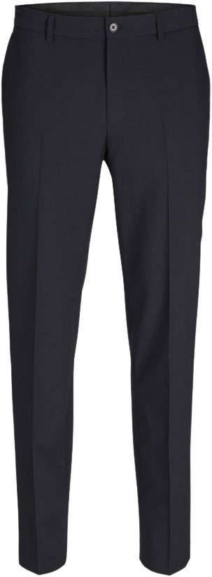 Jack&jones Elegantní Kalhoty V Tmavě Modré Barvě S Okrajem 46 J9A