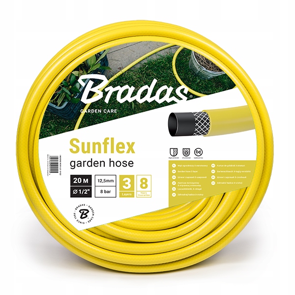 

Bradas Wąż ogrodowy Sunflex 1/2" 30m