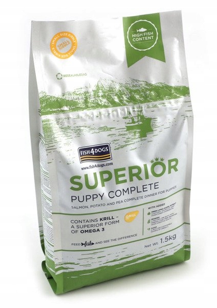 Karma dla psa FISH4DOGS superior puppy 6kg