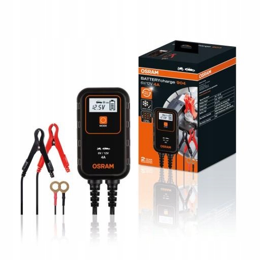 OSRAM BATTERYCHARGE 904 АВТОМОБИЛЬНЫЙ ВЫПРЯМИТЕЛЬ 12V
