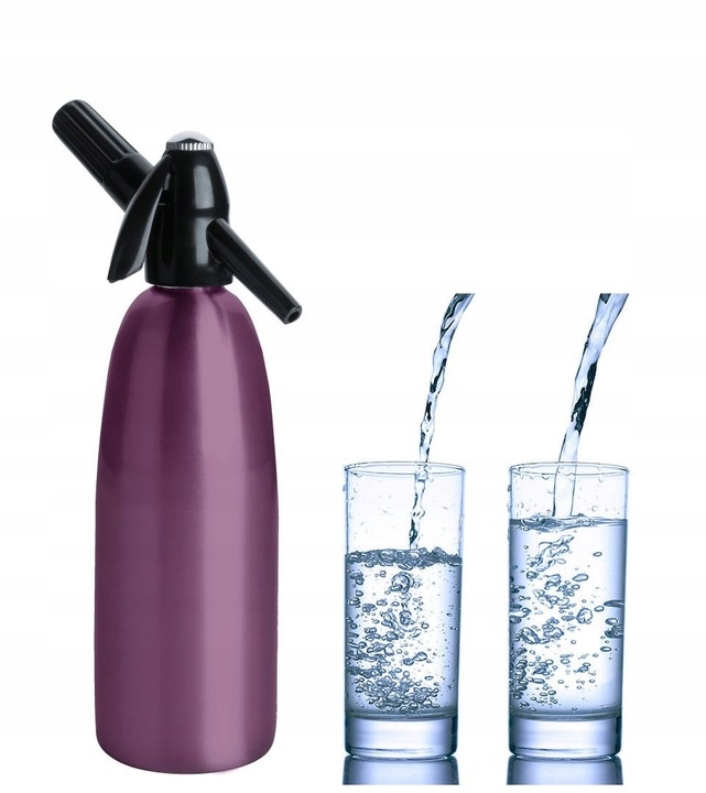 Sifón Saturátor na sódovú vodu CO2 1L, farba