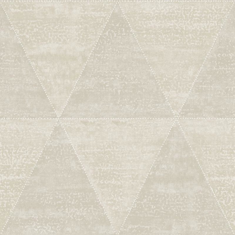 Vliesová Tapeta S Trojúhelníky, Kovový Lesk