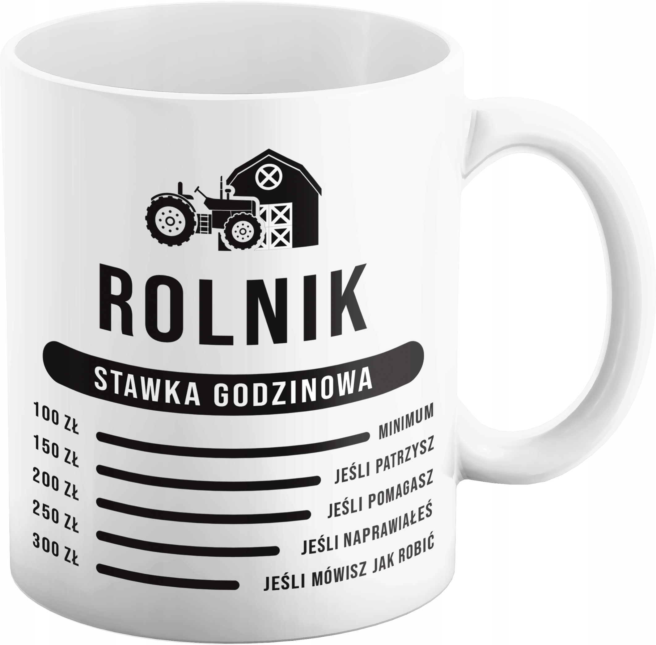 

Kubek Rolnik Stawka Śmieszny 330 ML