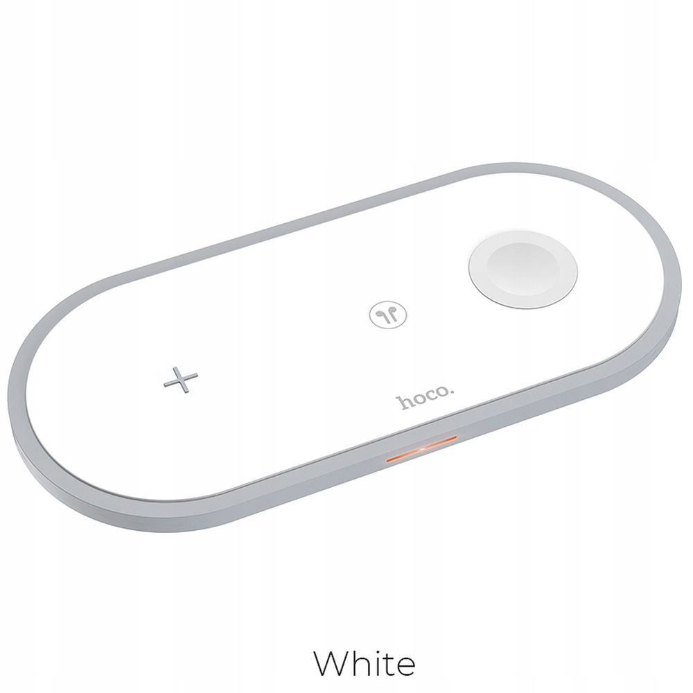 Hoco ładowarka indukcyjna Qi 3w1 telefon zegarek airpods 2A 10W CW24