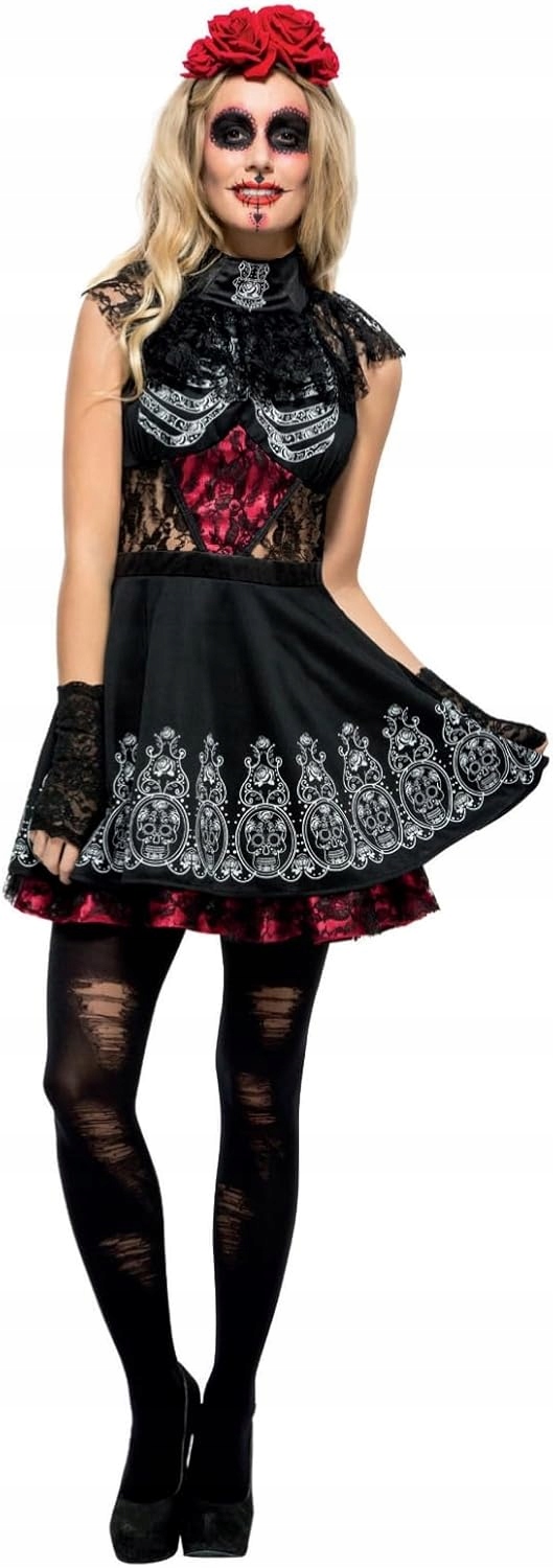 Kostým Day of the Dead Fever M, mexický styl