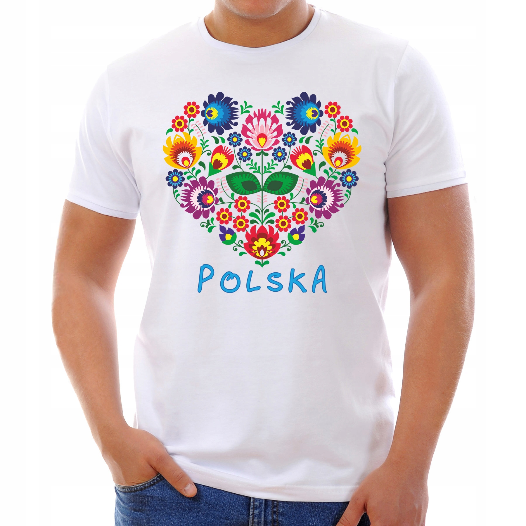

Koszulka Łowicz Serce Pl (M):: XL,: biały