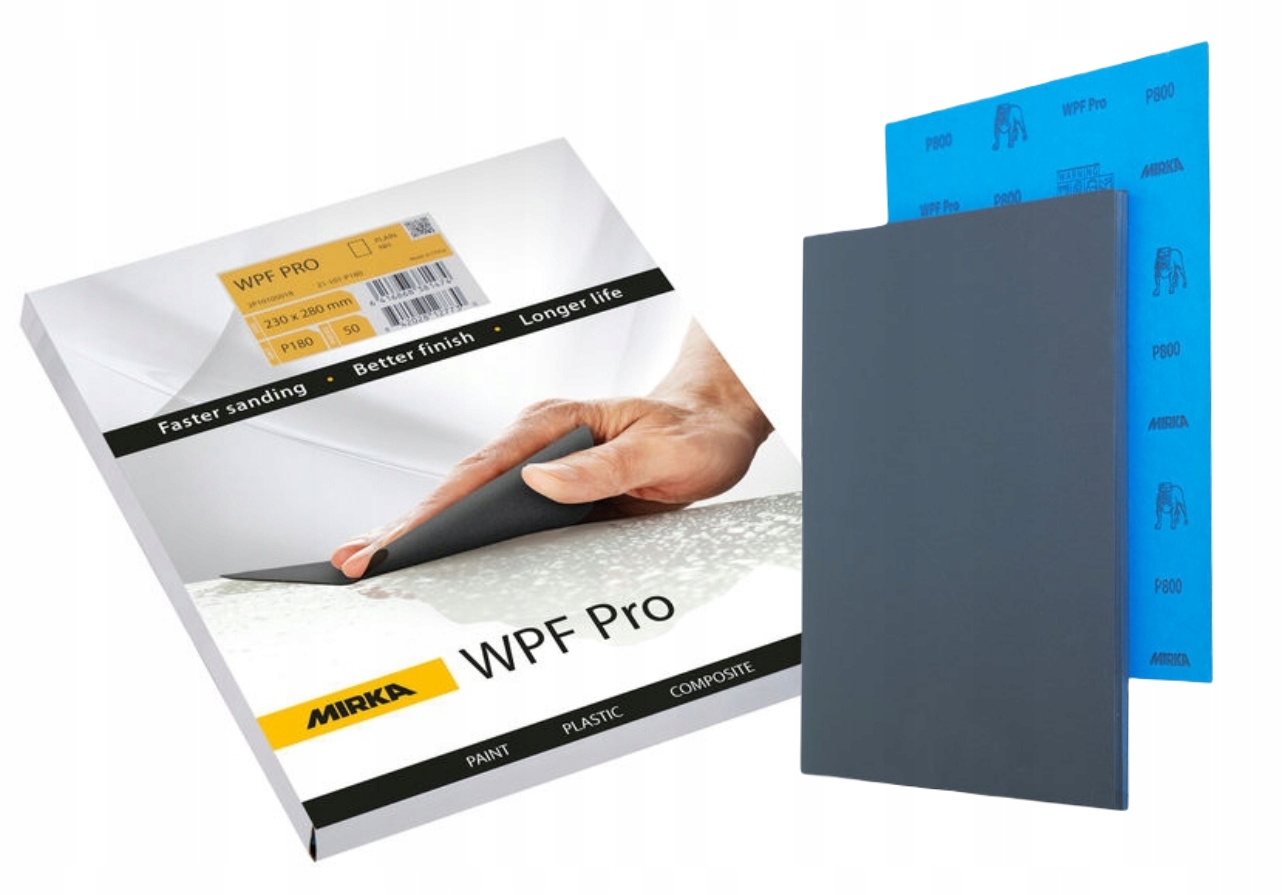 Papier Ścierny Wodny Mirka Wpf 230x280mm P800 1x