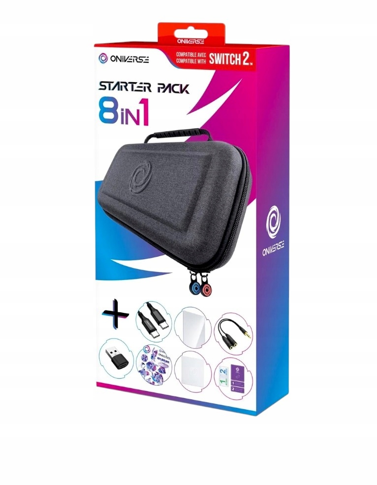 Oniverse Pokrowiec 8in1 Starter Pack / Pakiet startowy do konsoli Switch 2