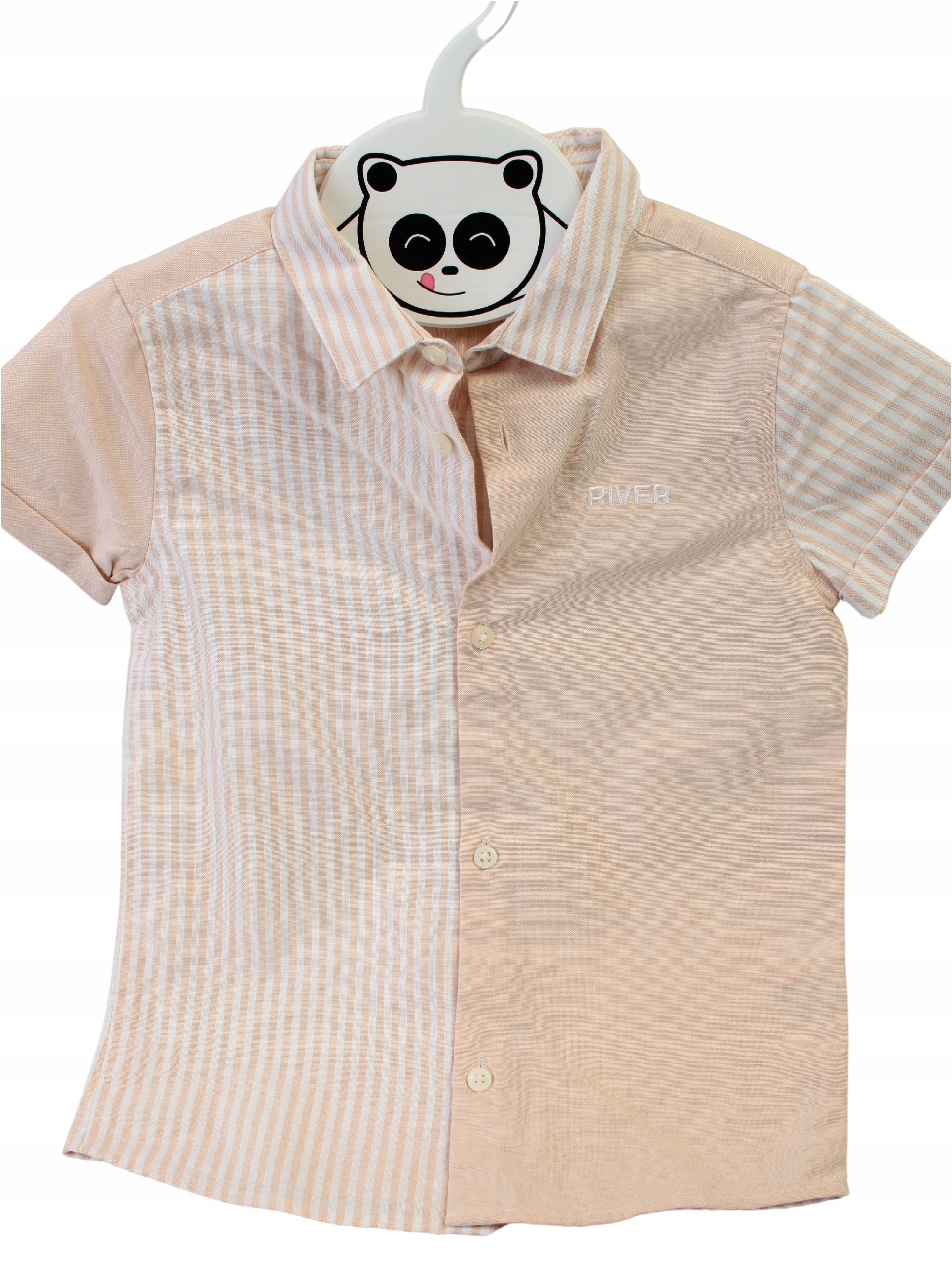 RIVER ISLAND MINI Koszula w paski logo r. 2-3 lata 98 cm