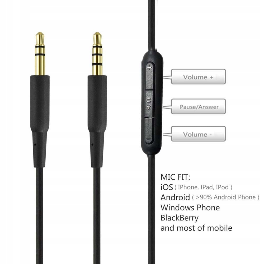 

Audio-Technica ATH-SR5 Kabel Słuchawkowy Pilot