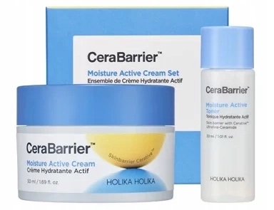 CeraBarrier Moisture Active Cream Set sada na obličej 50 ml 30 ml Holika