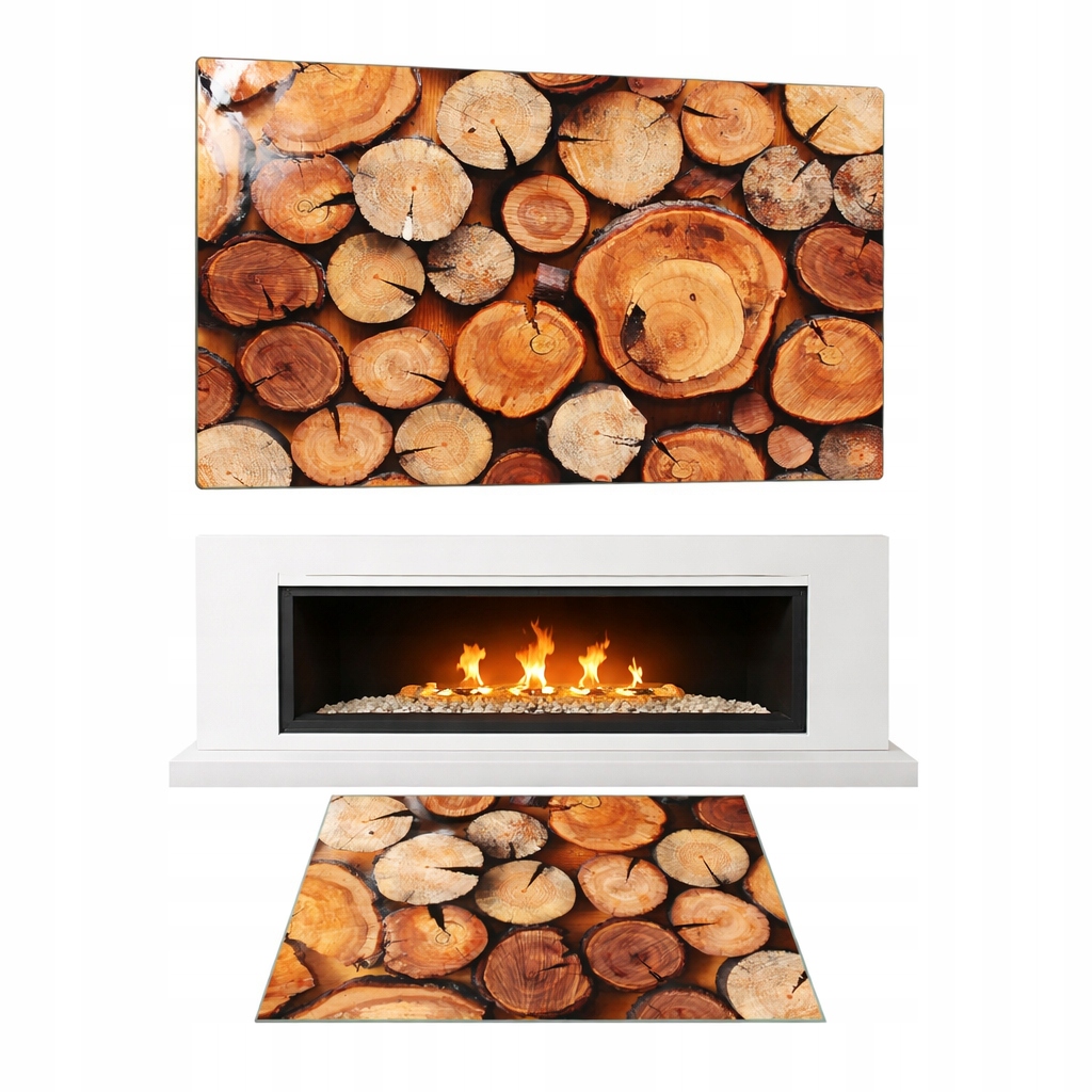 Sklo Pod Krb Tvrzené Sklo Podstavec Rozměr 60x52cm Grafika Dřevo